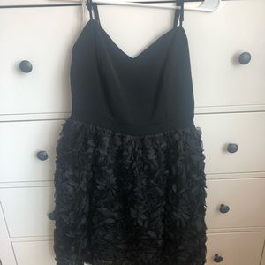 Pink Martini Black Floral Dress with Pockets